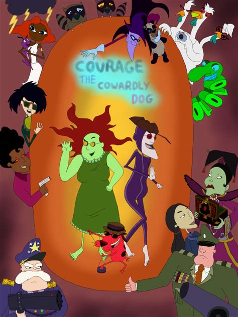 1000 Images About Courage The Cowardly Dog On Pinterest Dog Poster