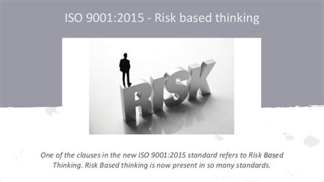 Iso 9001 2015 Risk Based Thinking