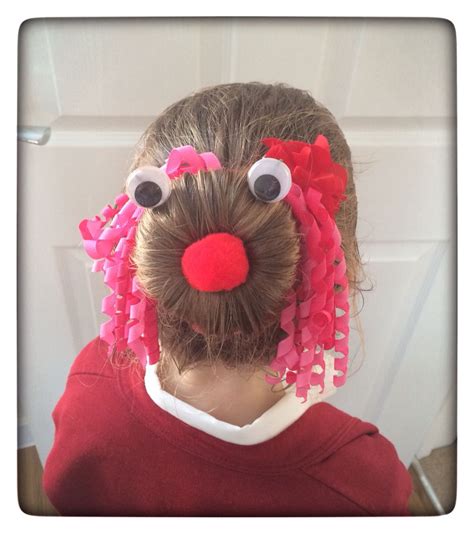 Crazy Hair For Red Nose Day Crazy Hair Red Nose Day Girl Hairstyles