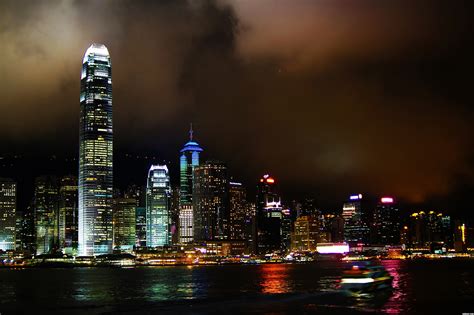 Hong Kong City Of Lights Picture By Tankred For