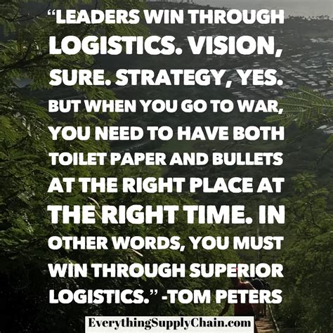 Military Logistics Quotes Famous Business Logistic Quotes 8 Reasons