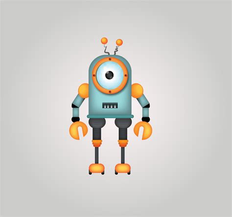 Illustrator Tutorial How To Draw A Robot Vector Freebies