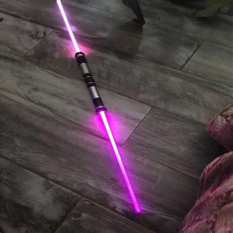 Cool Darth Maul Lightsaber Force Fx Double Bladed Staff Toy Dual Sided