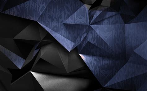 Download Wallpapers 4k Geometry Polygons 3d Art