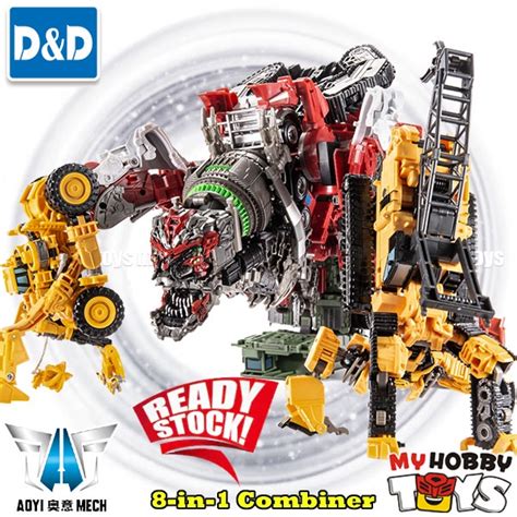 Aoyi Dandd Transformable Robot 8 In1 Rotf Devastator Combiner H6001 8a