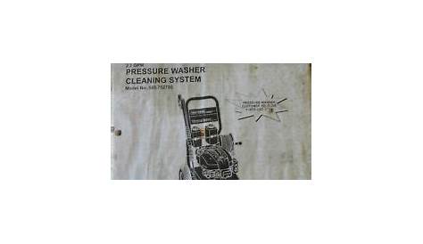 Craftsman Pressure Washer - Manual ONLY | eBay