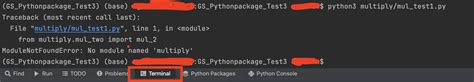 Pycharm Import Is Not Working On Terminal But Working On Python