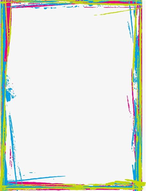 Colored Border Png Clipart Border Clipart Colored Clipart Frame