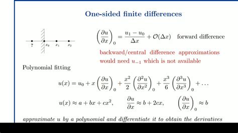 One Sided Finite Differences In Numerial Methods Or Analysis Part 3