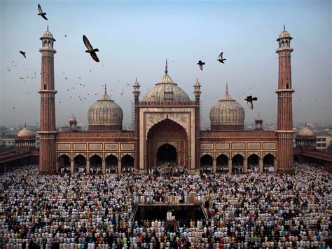 Eyewitness Solemn Festival At Jama Masjid World News The Guardian
