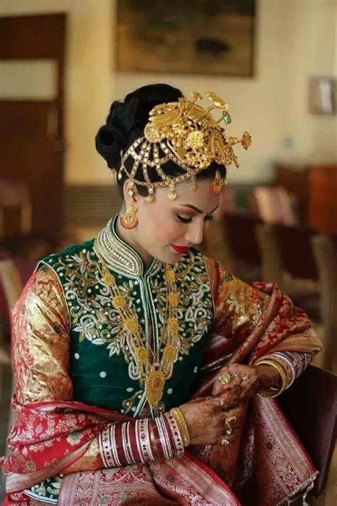newari bride nepal traditional dresses bridal wear nepal culture