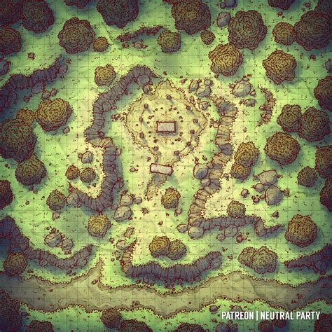Pagan Altar Dndmaps Dungeon Maps Forest Map Map