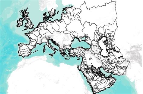 Gorgeous Maps Of The Worlds Drainage Basins Big Think Europe Map Images
