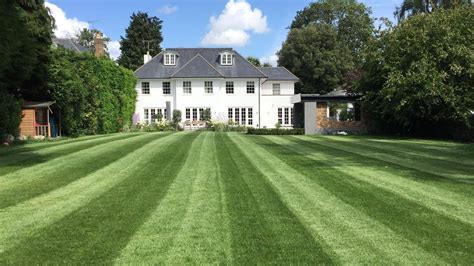 How To Mow Your Lawn With Double Width Stripes Lawn Crew