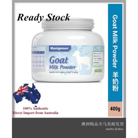 Ready Stock Austrralia Import Maxigenes Goat Milk Powder G Made