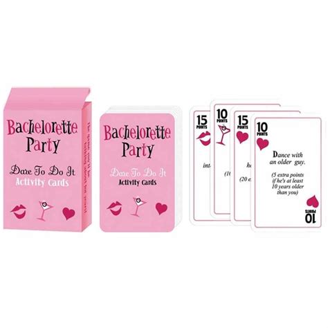 Hens Party Activity Cards Go Hens Party