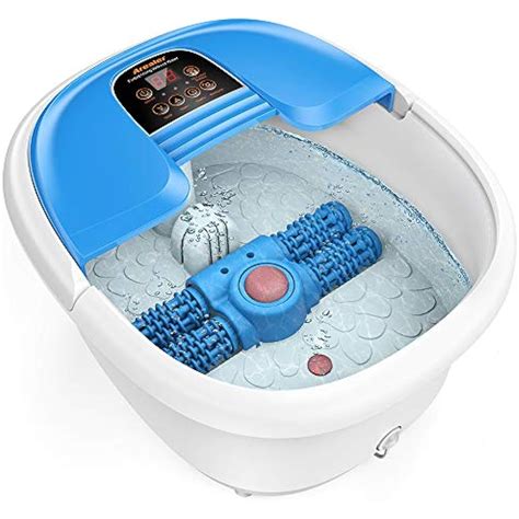Foot Spa Bath Massager Automatic Rollers And Temperature Control Bubbles