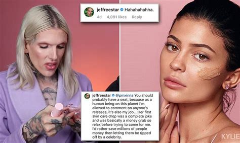 Youtuber Jeffree Star Slams Kylie Jenners Skincare Line Again