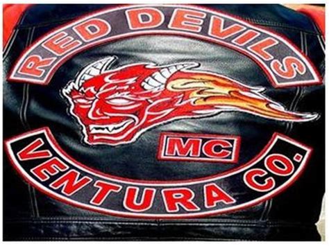 Pin By South On Mc Back Patch Clubs Red Devils Mc Biker Bike Gang