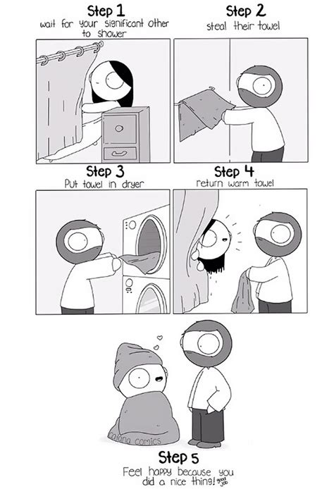 Girlfriend Secretly Illustrates Everyday Life With Her Bf He Uploads