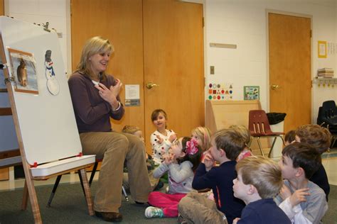 Sign Language In The Preschool Classroom Teaching A Song In Sign Language