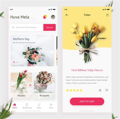 Flower App ಹುವಾ ಮೇಳ On Behance Flower App Creative Web Design