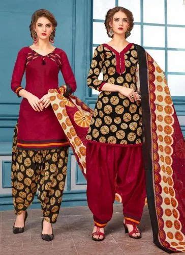 kesari exports cotton printed punjabi suits at rs 445 in surat id 21054614248