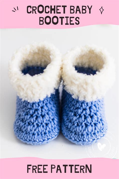 Quick Crochet Baby Booties Free Pattern Maisie And Ruth