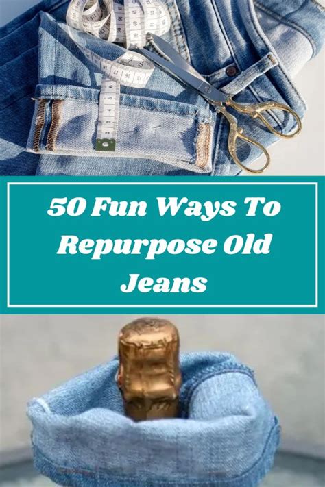 50 fun ways to re purpose old jeans into something different and adorable repurpose old jeans
