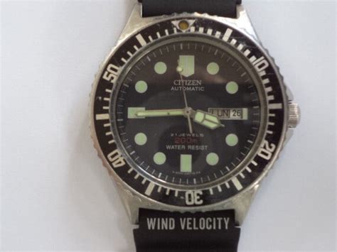 Vintage Citizen 200m 21 Jewels 8200a Movement Diver Watch