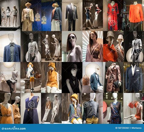 Fashion Mannequin Showcase Display Shopping Retail Stock Photo Image