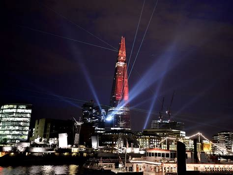 Shard Opens With Spectacular Laser Show