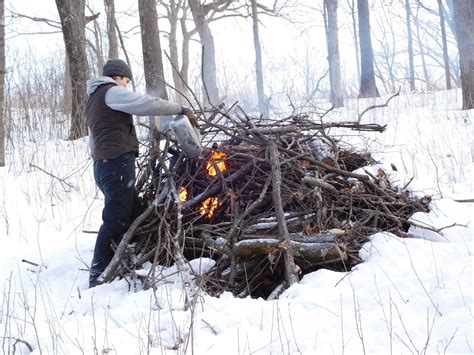 A Crew Of 10 Conservation Corps Workers Burned The Brush Piles On The