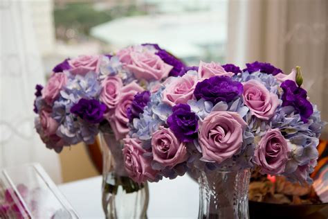 Elegant Purple And White Downtown Tampa Marriott Waterside Wedding By