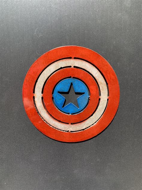 Captain America Shield Metal Lanetathree