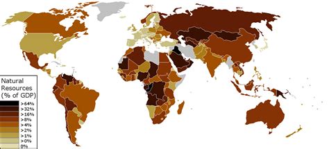 This Map Shows Which Countries Are Most Dependent On Natural Resources