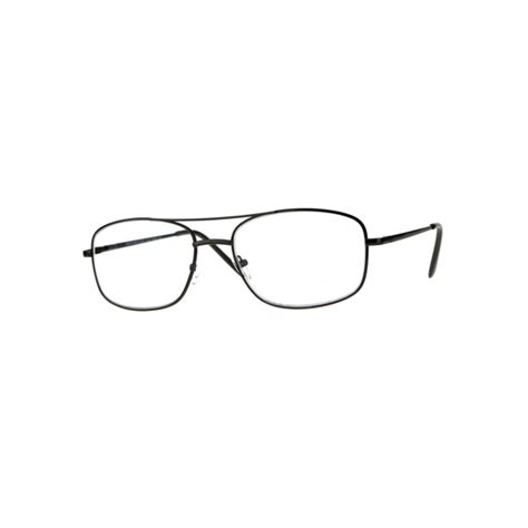 Mens Metal Rim Classic Rectangular Bifocal Reading Eye Glasses Copper 1