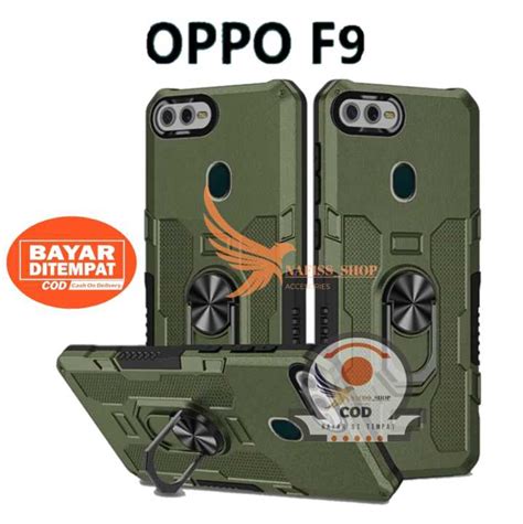 Casing Hp Oppo F9 Case Robot Hit Eye Ring Casing Standing New Cover Lazada Indonesia