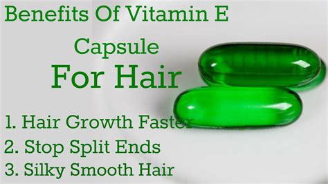 Some people believe that vitamin e has a positive impact on hair health, although more research is necessary to support this theory. Top uses of Vitamin E Oil for Hair || Benefits of Vitamin ...