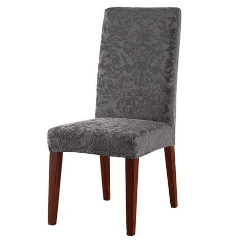 We offer custom dining chairs which are made to order just for you. Sure Fit Jacquard Damask Stretch Dining Chair Slipcover ...