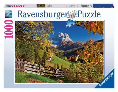 Ravensburger Mountains In Autumn 1000 Piece Jigsaw Puzzle For Adults