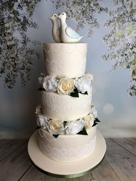 Silk Flower Wedding Cake Decorations Best Flower Site