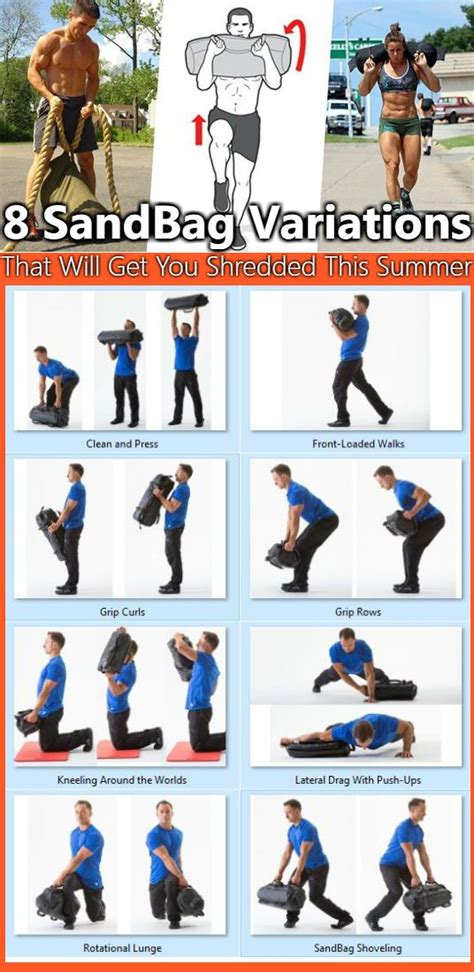 New Home Workout With 9 Sandbag Variations A Sandbag Exercise