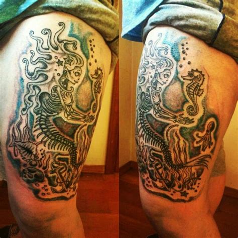The placement options are immense. Mermaid seahorse and octopus muriel. | Ink tattoo, Tattoos ...