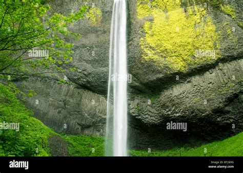 Latourell Falls Columbia River Gorge Oregon Stock Photo Alamy