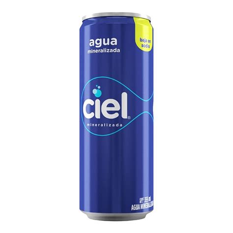Agua Ciel Mineral 6 Latas Lean De 355 Ml Cu Walmart