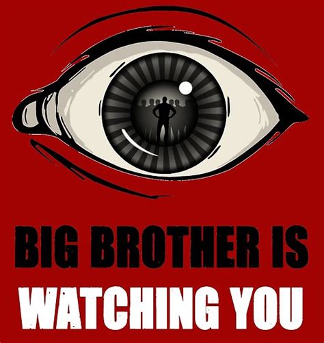 Big Brother Is Watching You Poster By Galaxysalvo Redbubble