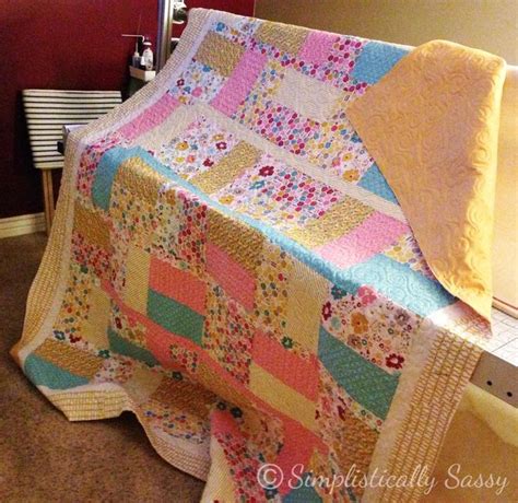 Simple Twin Size Quilt Pattern By Simplistically Sassy Twin Quilt