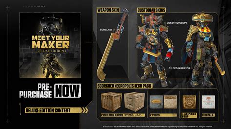 Deluxe Edition Pre Purchase Meet Your Maker Meet Your Maker