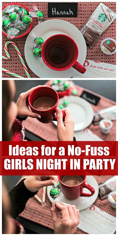 A No Fuss Girls Night In Get Together Idea Mom Fabulous Ladies Christmas Party Girls